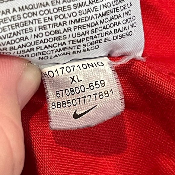 Nike nba sixers embiid red short sleeve tee - Picture 7 of 7